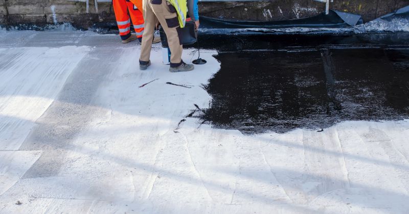 Roof Coating Application